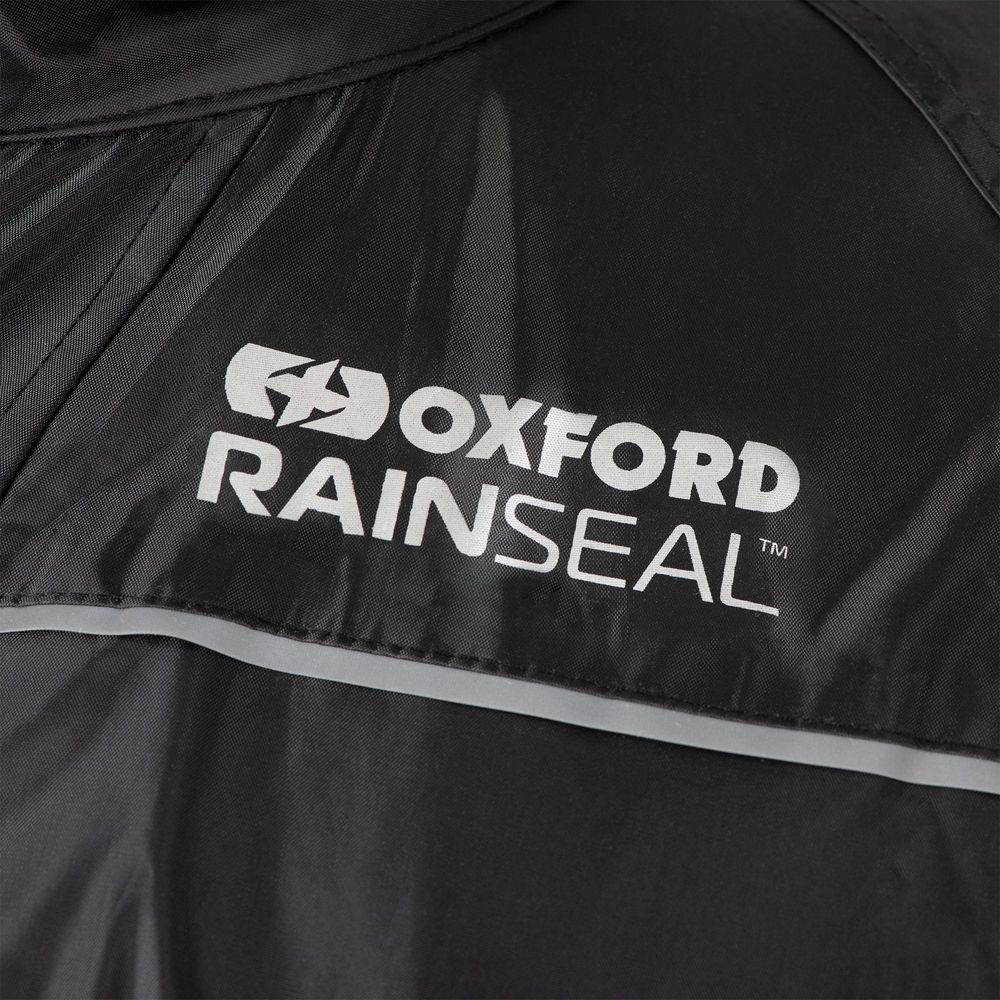 Oxford Rainseal Over Jacket Black - FREE UK Shipping, FREE 365 Day Returns | Moto Central