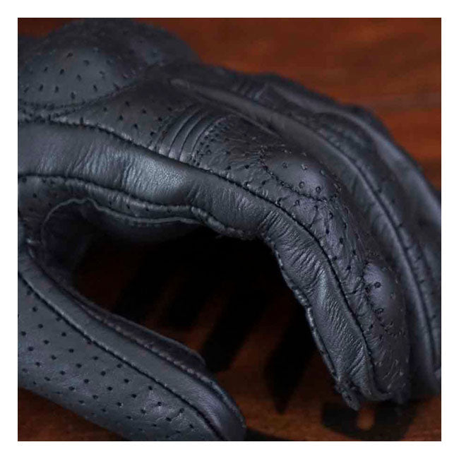 ByCity Retro Gloves Black - FREE UK Shipping, FREE 365 Day Returns | Moto Central