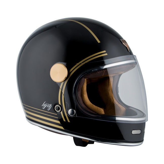 ByCity Roadster Gold Black Helmet Black