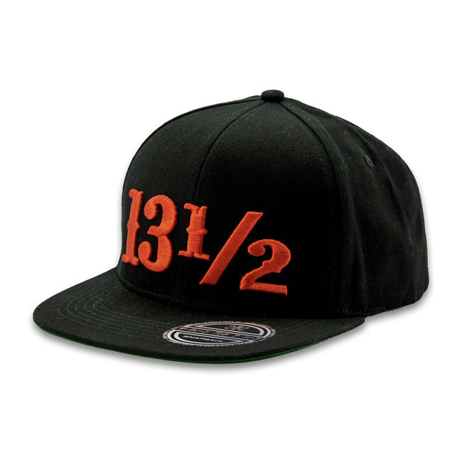 13 And A Half Magazine Snapback Logo Black 3D