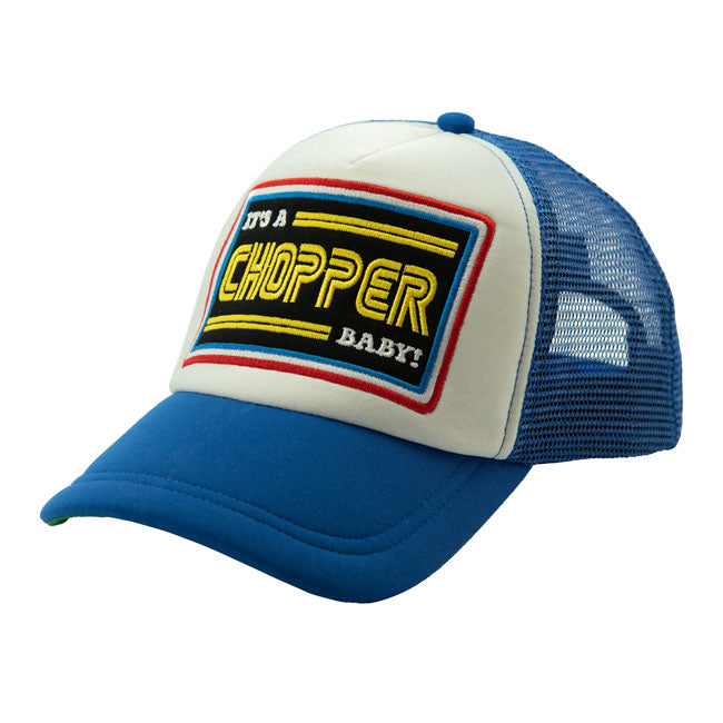 13 And A Half Magazine IACB Trucker Cap Blue  - FREE UK Delivery - Moto Central