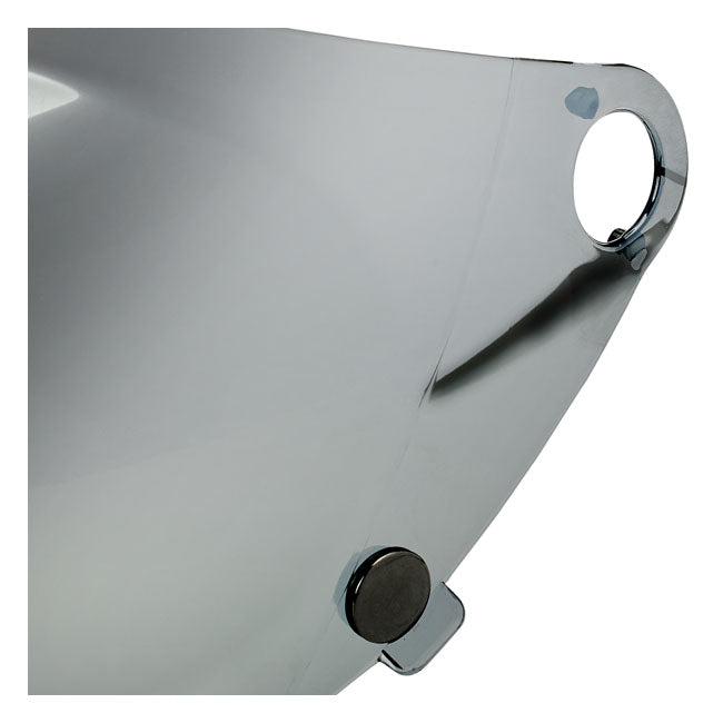 Biltwell Gringo S Gen-2 Bubble Shield Chrome Mirror - FREE UK Shipping, FREE 365 Day Returns | Moto Central