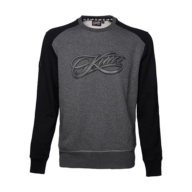 West Coast Choppers Kimi Script Logo Sweater Grey / Black - FREE UK Shipping, FREE 365 Day Returns | Moto Central