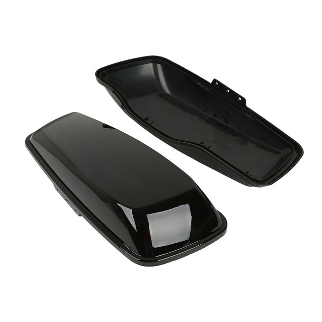 Motorcycle Storehouse Saddlebag Lid Set Black For 14-21 Touring