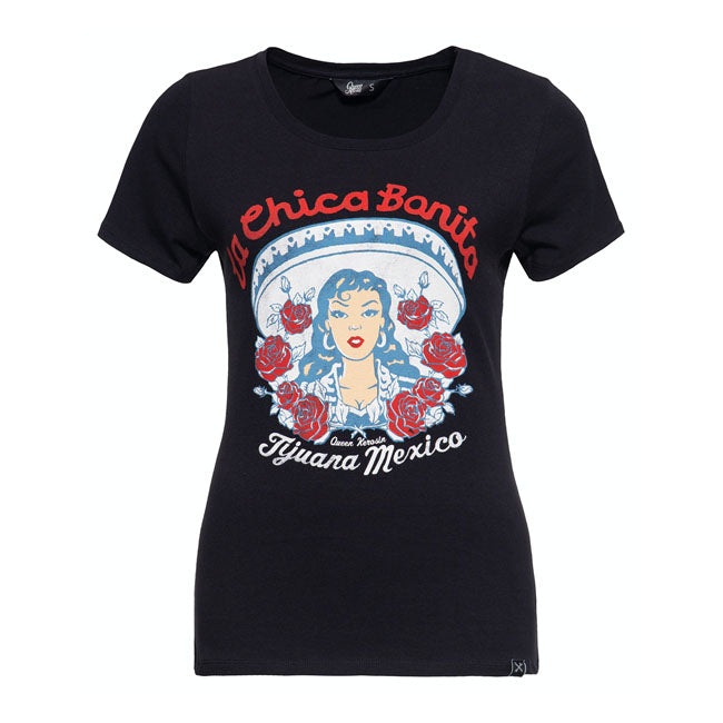 King Kerosin Queen Kerosin La Chica Bonita Ladies T-Shirt Black