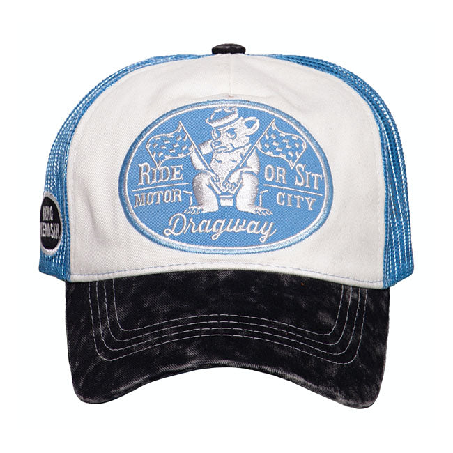 King Kerosin Ride Or Sit Trucker Cap Blue / White / Black