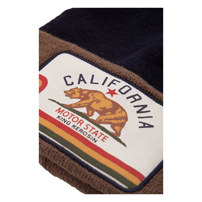 King Kerosin California Beanie Black / Brown