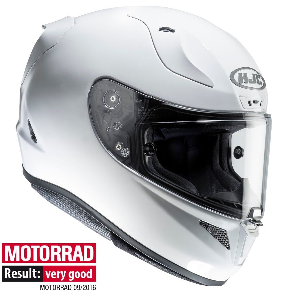 HJC RPHA 11 Full Face Helmet Pearl White - FREE UK Shipping, FREE 365 Day Returns | Moto Central