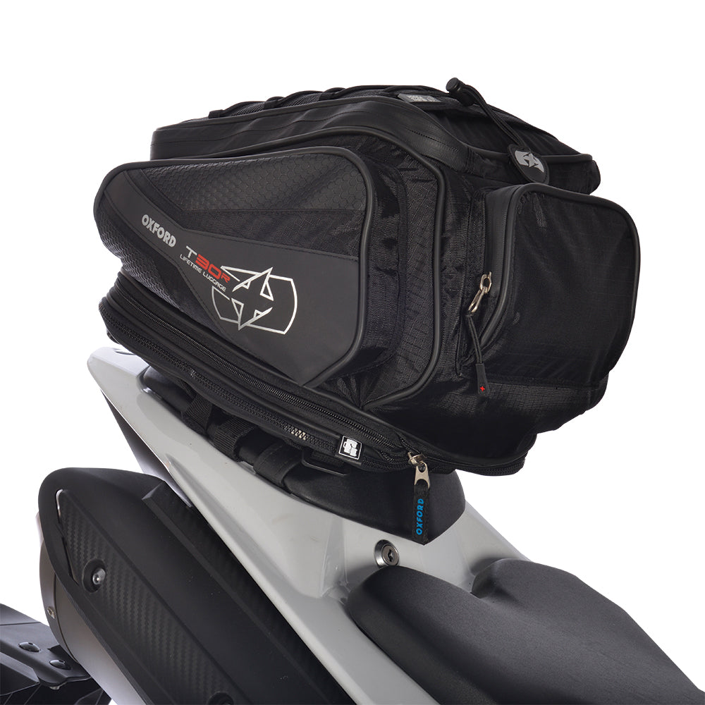 Oxford T30R Tail Bag Black - 30 Litres