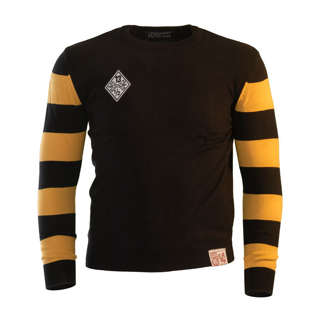 13 And A Half Magazine Outlaw Free Bird Sweatshirt Yellow / Black