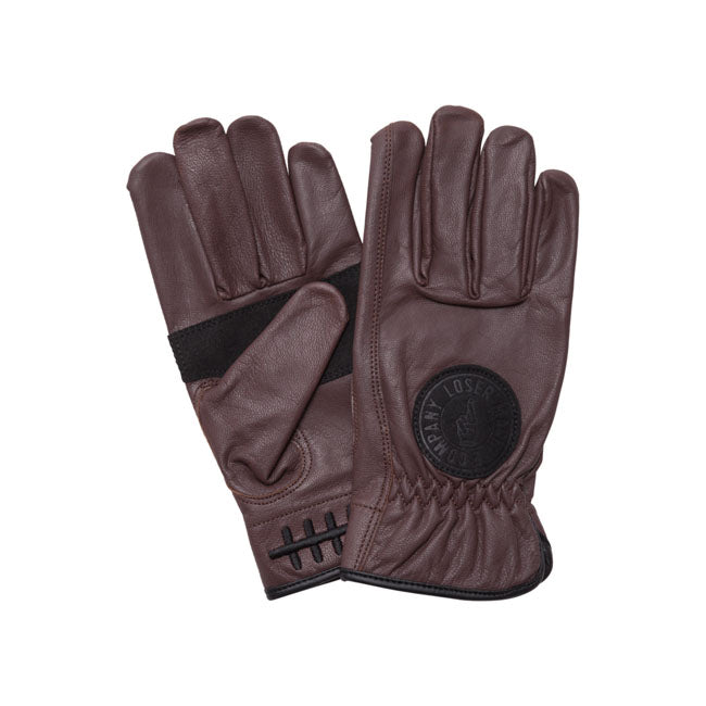 Loser Machine Death Grip Gloves Brown