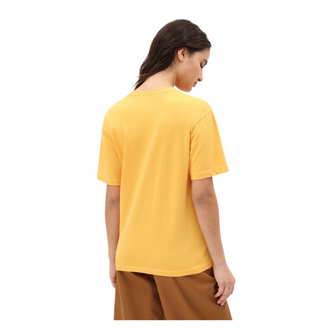 Dickies Icon Logo Ladies T-Shirt Apricot - FREE UK Shipping, FREE 365 Day Returns | Moto Central