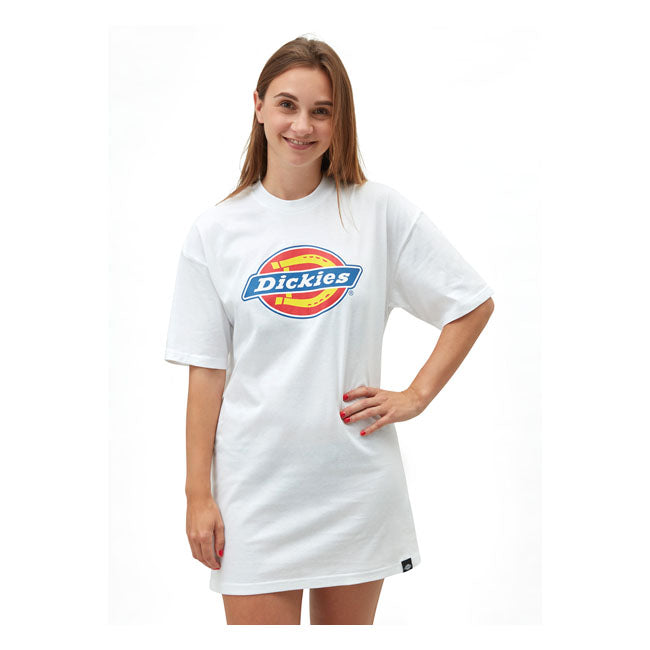 Dickies Ladies T-Shirt Dress White