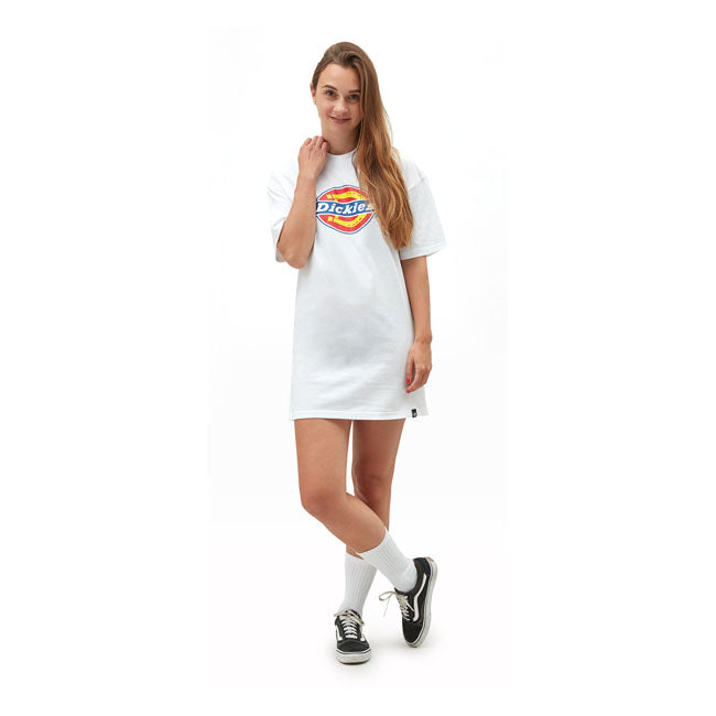 Dickies Ladies T-Shirt Dress White