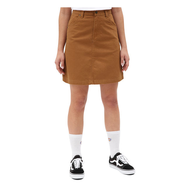 Dickies Shongaloo Ladies Skirt Brown Duck