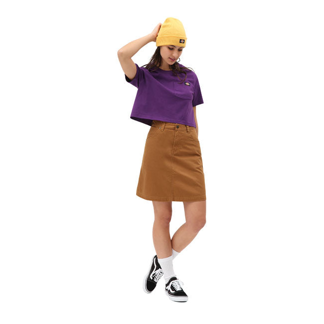 Dickies Shongaloo Ladies Skirt Brown Duck