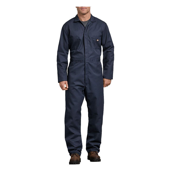 Dickies Blended Coverall Dark Navy - FREE UK Shipping, FREE 365 Day Returns | Moto Central