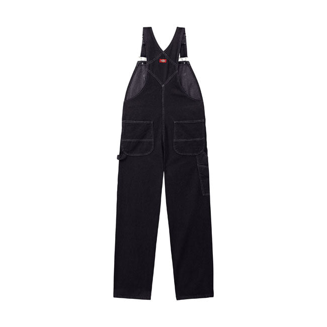 Dickies Bib Overall Black - FREE UK Shipping, FREE 365 Day Returns | Moto Central