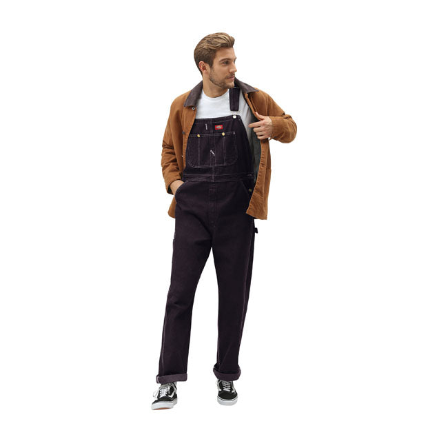 Dickies Bib Overall Black - FREE UK Shipping, FREE 365 Day Returns | Moto Central