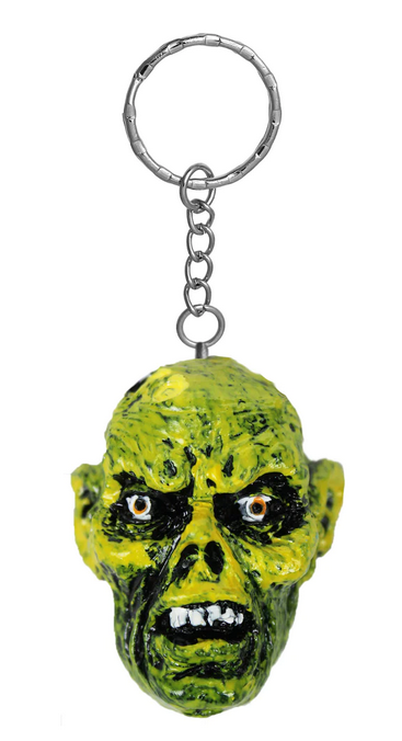 Lethal Threat Zombie Skull Key Chain