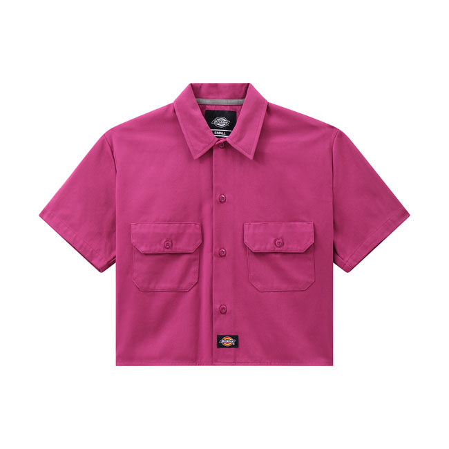 Dickies Silver Grove Ladies Shirt Pink Berry