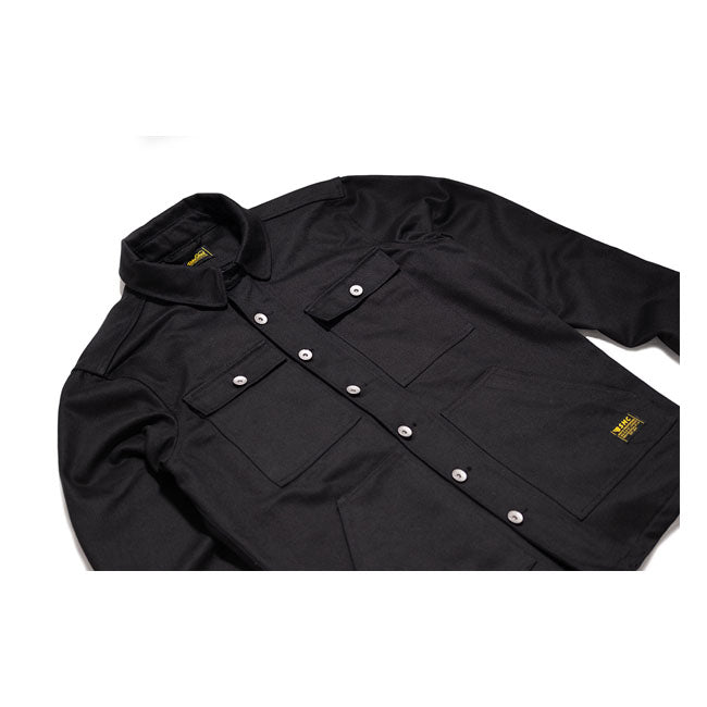 Bike Shed BSMC Resistant Overshirt Black - FREE UK Shipping, FREE 365 Day Returns | Moto Central