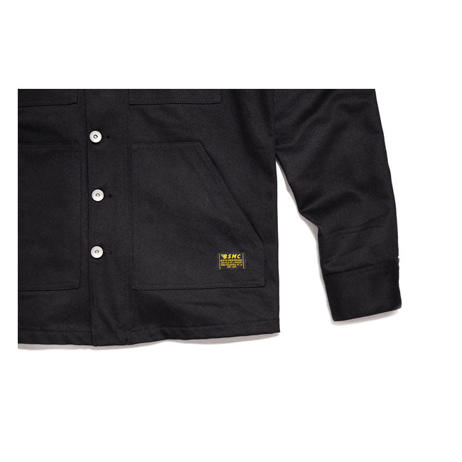 Bike Shed BSMC Resistant Overshirt Black - FREE UK Shipping, FREE 365 Day Returns | Moto Central