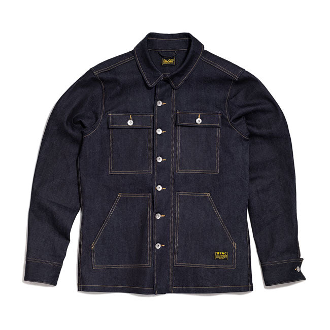 Bike Shed BSMC Resistant Overshirt Indigo Denim