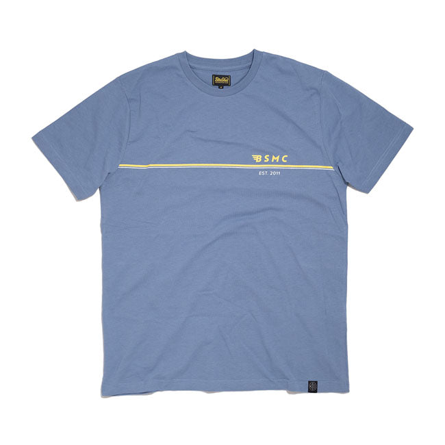 Bike Shed BSMC Wingline T-Shirt Blue