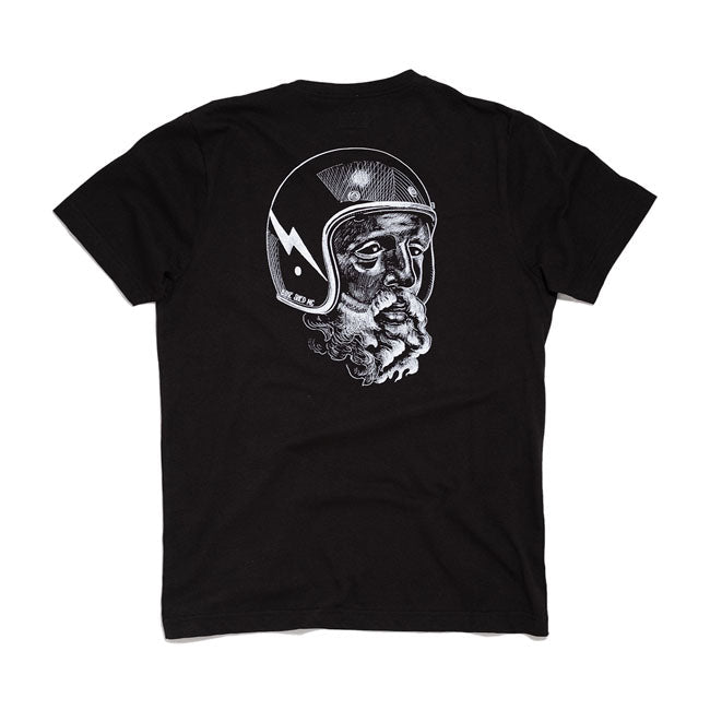 Bike Shed BSMC Zeus T-Shirt Black - FREE UK Shipping, FREE 365 Day Returns | Moto Central