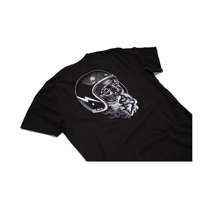 Bike Shed BSMC Zeus T-Shirt Black - FREE UK Shipping, FREE 365 Day Returns | Moto Central