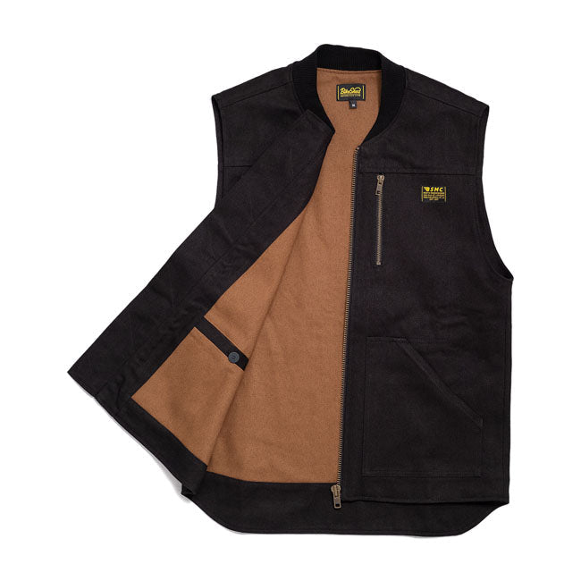 Bike Shed BSMC Utility Vest Black - FREE UK Shipping, FREE 365 Day Returns | Moto Central