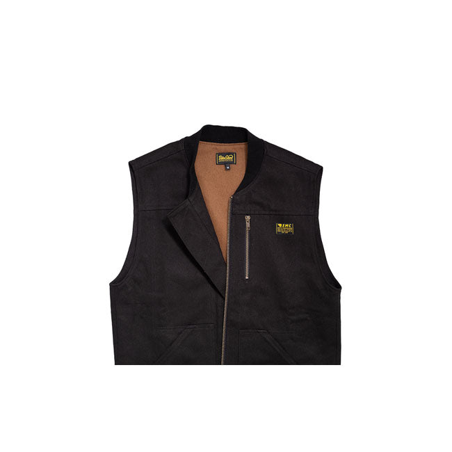 Bike Shed BSMC Utility Vest Black - FREE UK Shipping, FREE 365 Day Returns | Moto Central