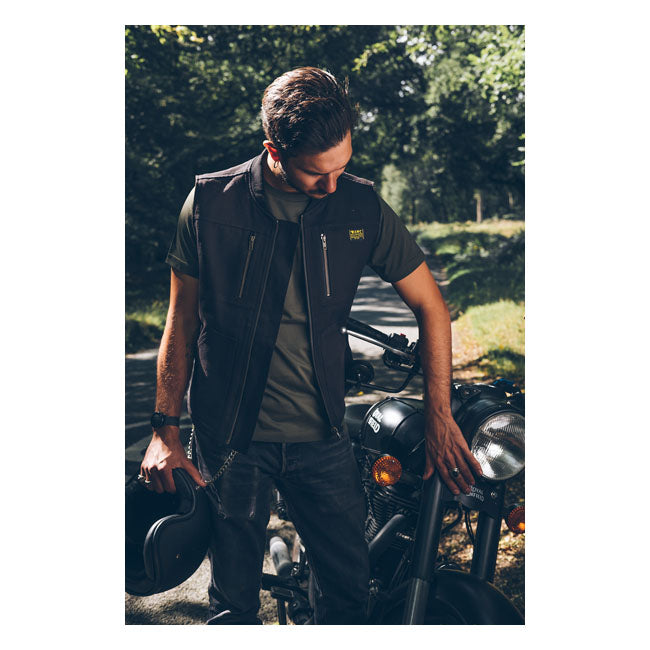 Bike Shed BSMC Utility Vest Black - FREE UK Shipping, FREE 365 Day Returns | Moto Central