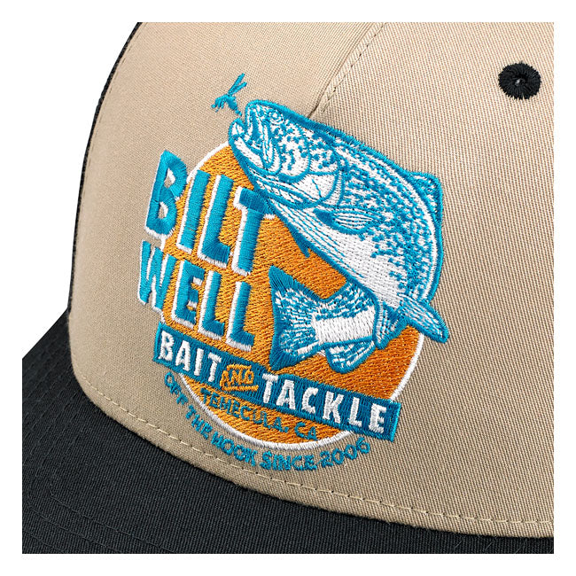 Biltwell Bait Snapback Cap Black / Beige / Aqua