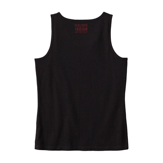 Bike Shed BSMC Indian Motorcycle Ladies Tank Top Black