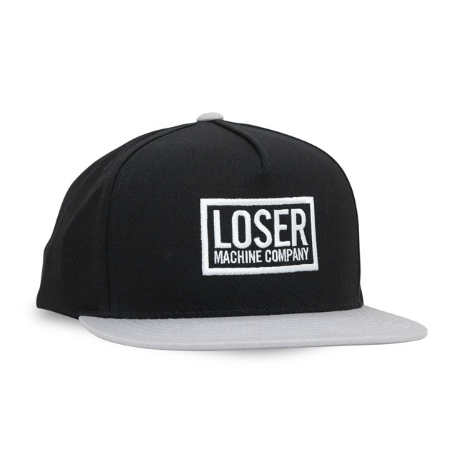 Loser Machine Chain Box Snapback Cap Silver