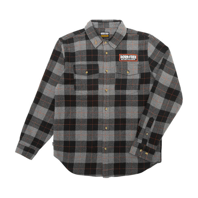 Loser Machine Adamson Plaid Flannel Shirt Black / Grey