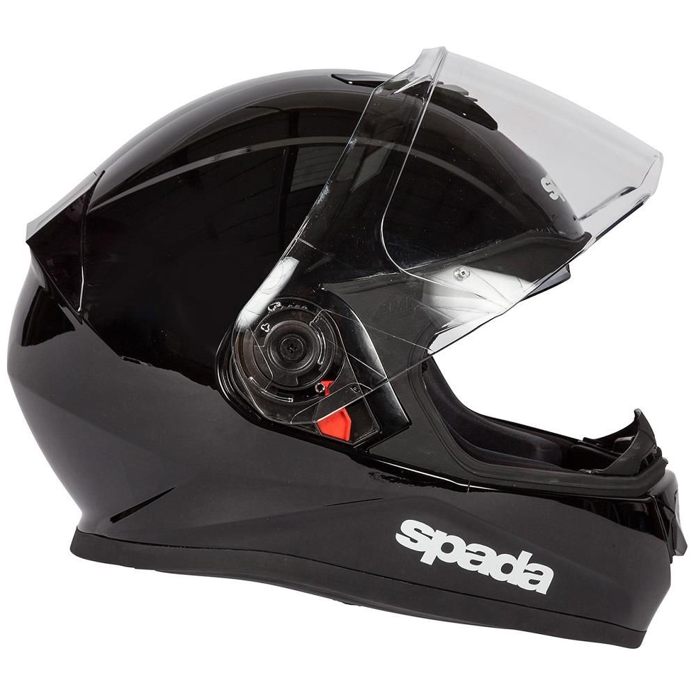 Spada RP-One Plain Full Face Helmet Black - FREE UK Shipping, FREE 365 Day Returns | Moto Central