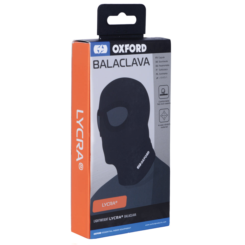 Oxford Eyes Lycra Balaclava Black