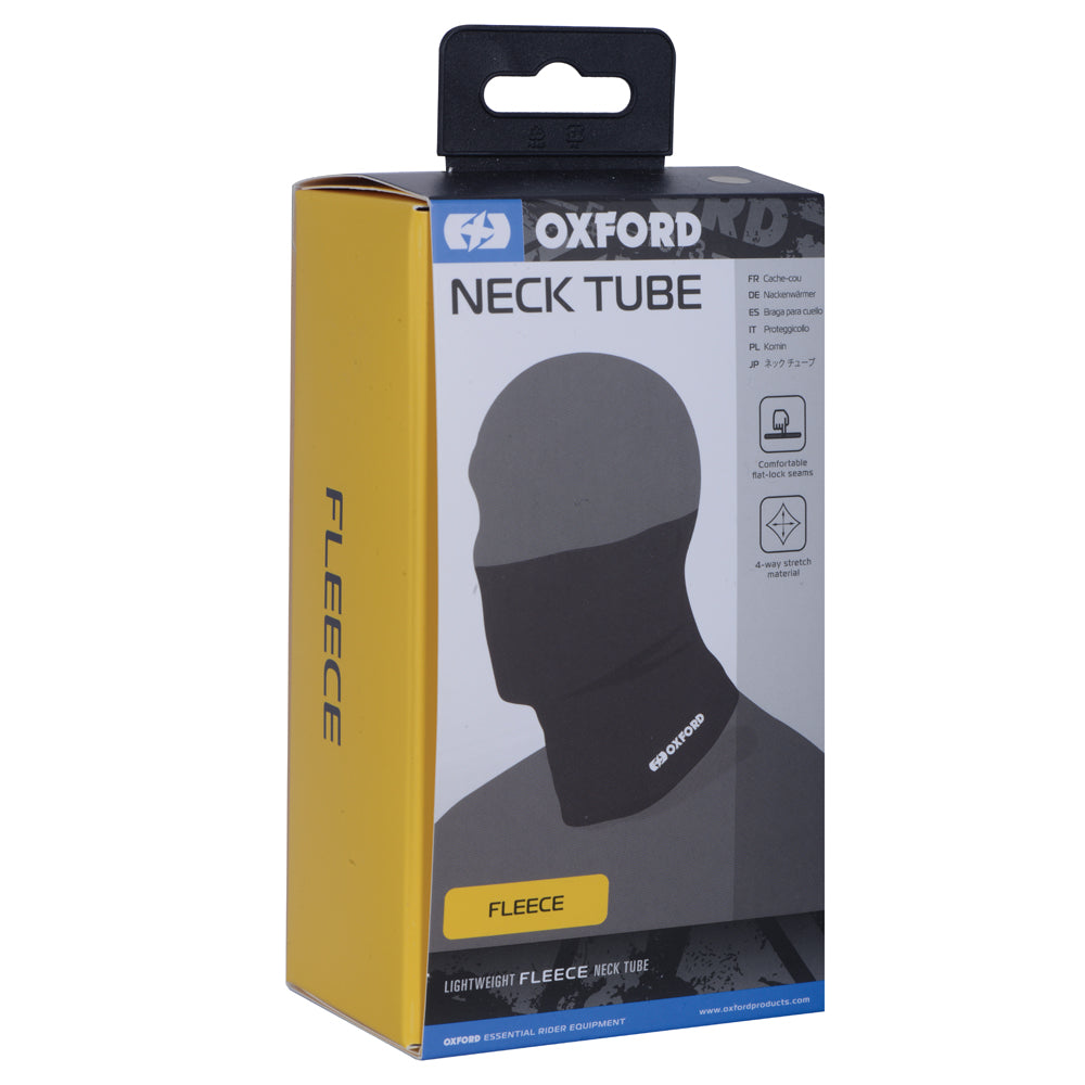 Oxford Neck Tube Fleece Black