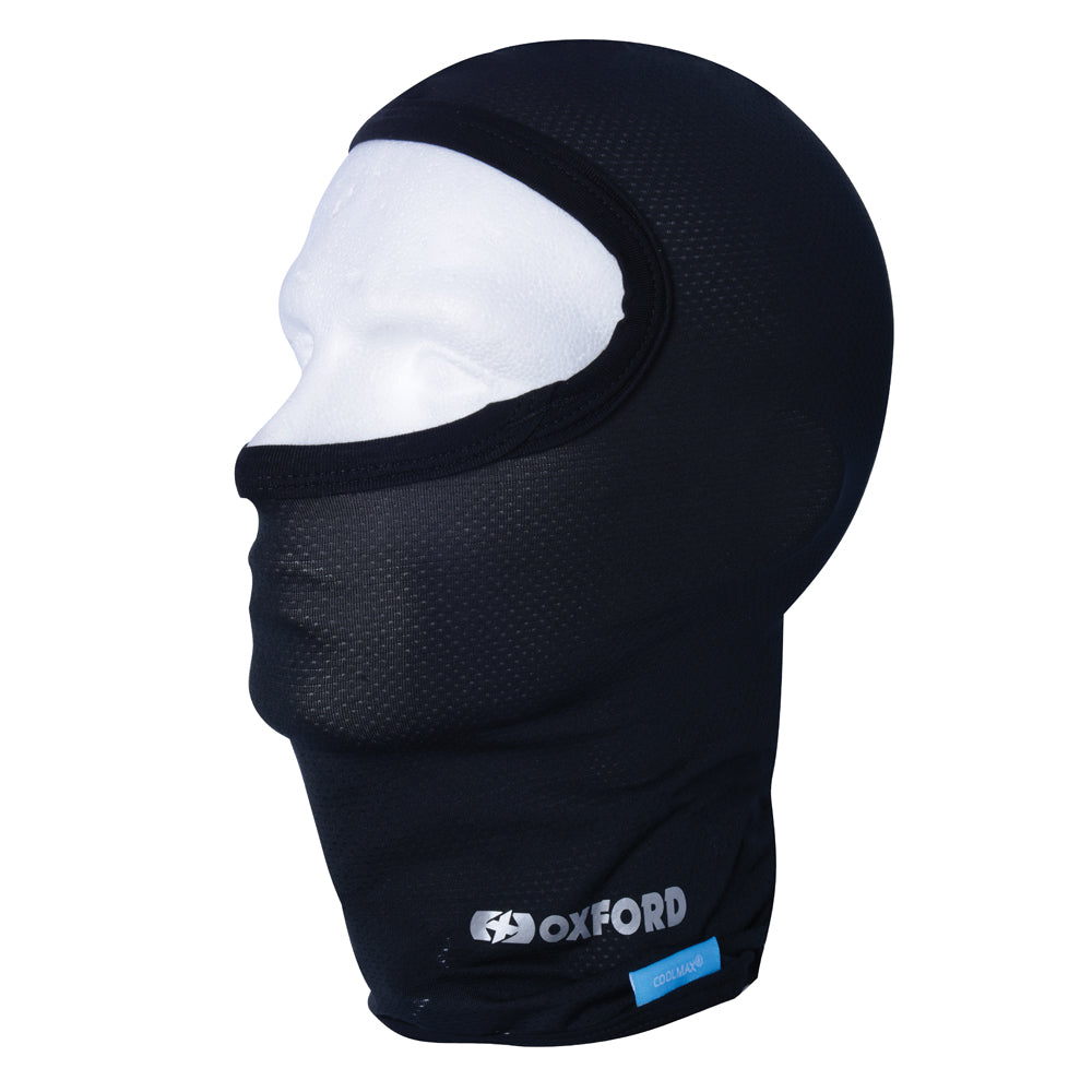 Oxford Coolmax Balaclava Black  - FREE UK Shipping, FREE 365 Day Returns | Moto Central