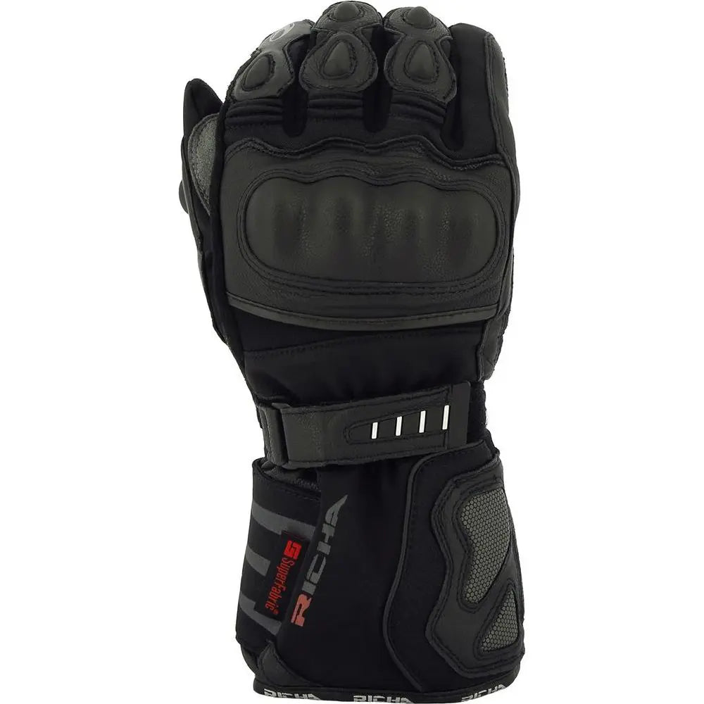 Richa Arctic Textile Gloves Black - FREE UK Shipping, FREE 365 Day Returns | Moto Central