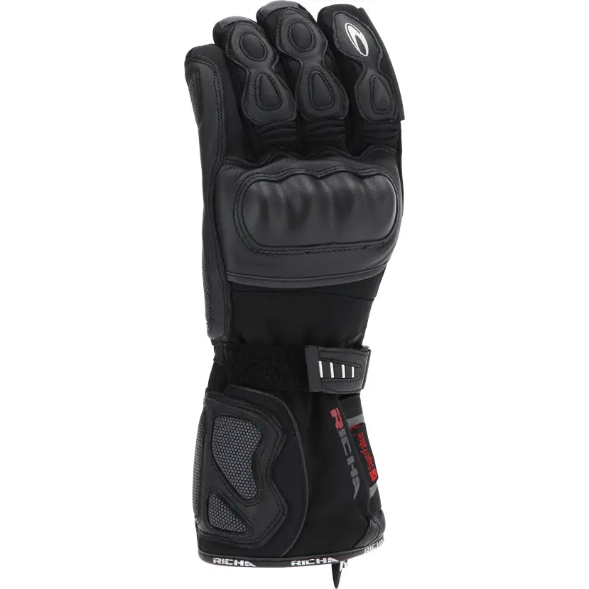 Richa Arctic Textile Gloves Black - FREE UK Shipping, FREE 365 Day Returns | Moto Central