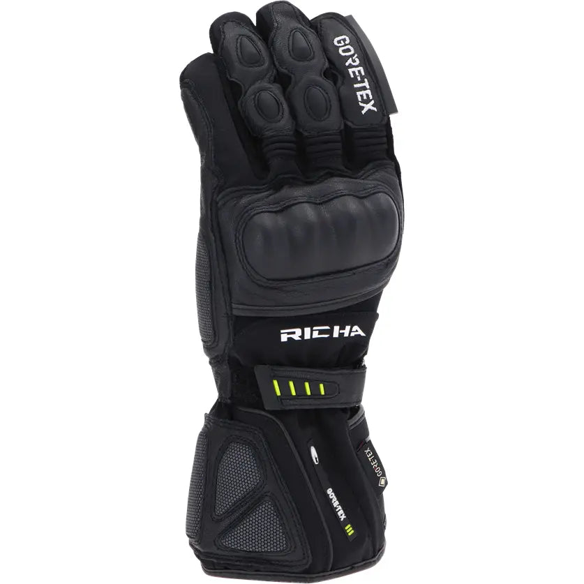 Richa Arctic Gore-Tex Gloves Black - FREE UK Shipping, FREE 365 Day Returns | Moto Central