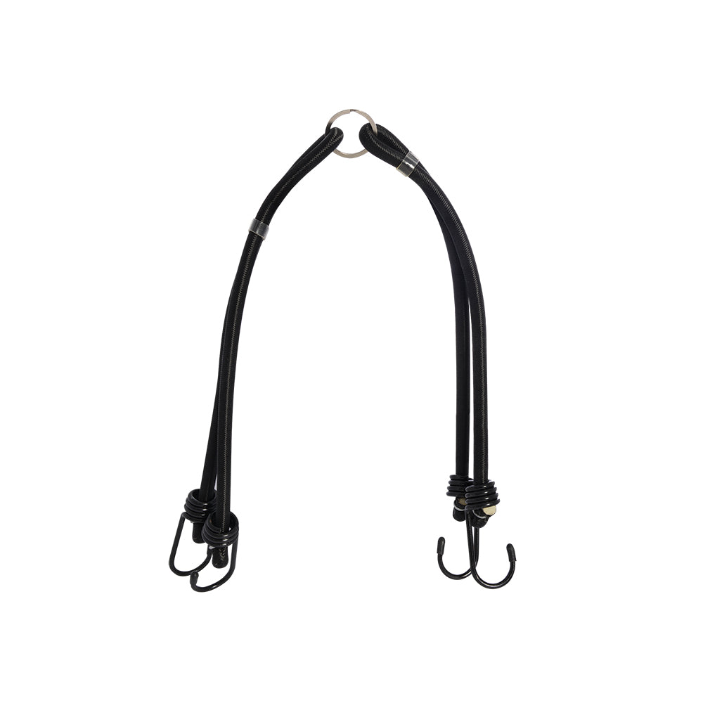 Oxford Double Bungee Strap System Black - 24'' / 600mm