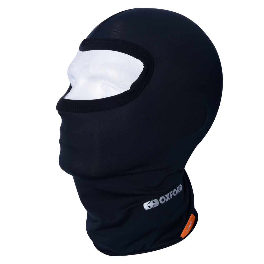 Oxford Lycra Balaclava Black  - FREE UK Shipping, FREE 365 Day Returns | Moto Central