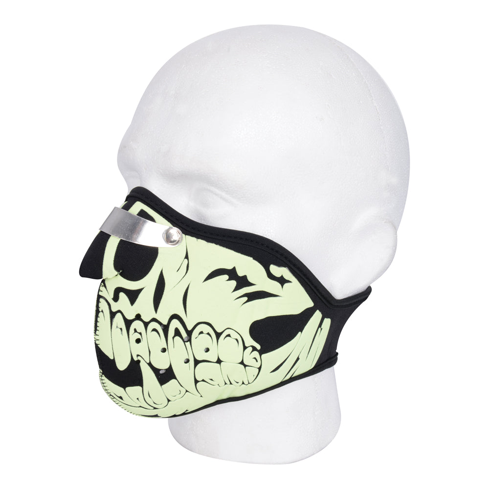 Oxford Face Mask Glow Skull OX629