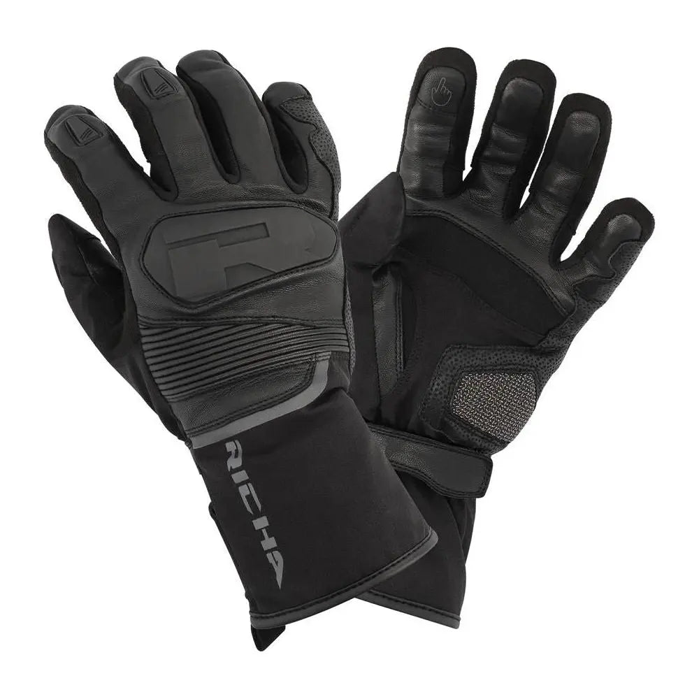 Richa Bogota Gloves Black - FREE UK Shipping, FREE 365 Day Returns | Moto Central