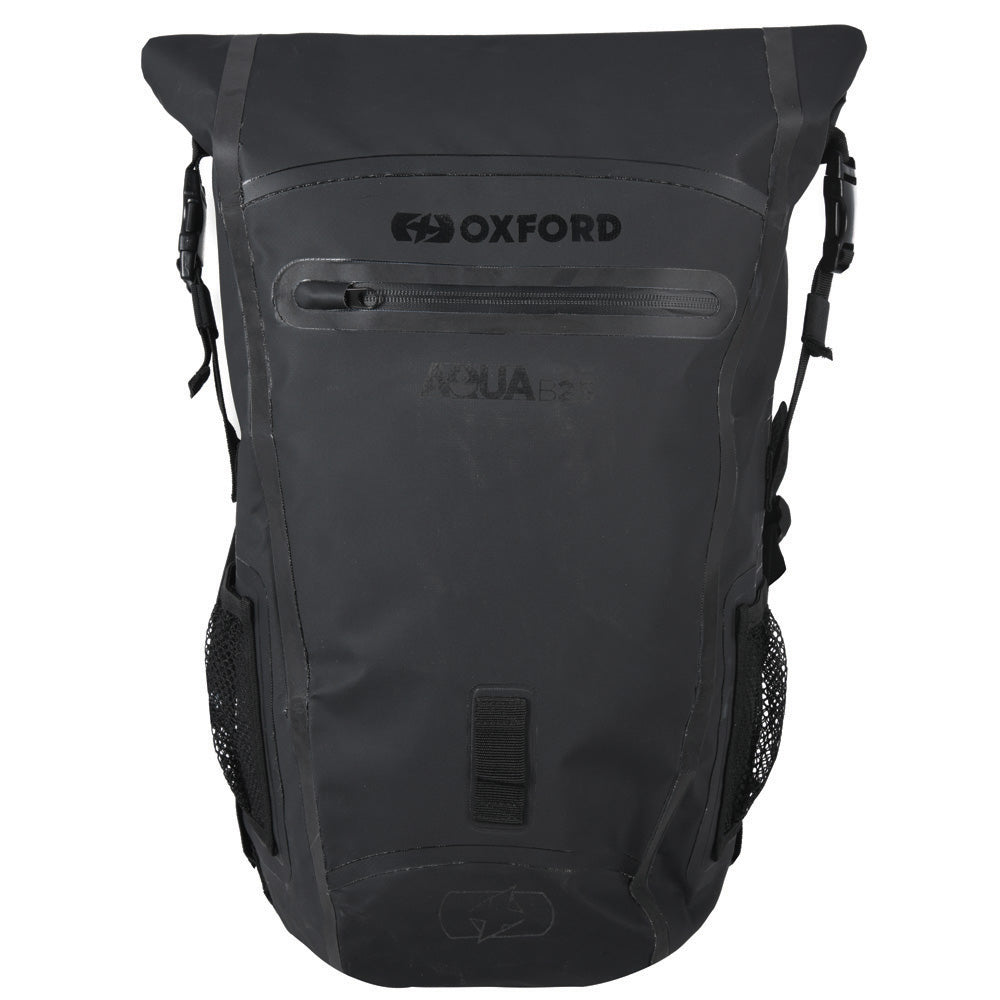 Oxford Aqua B25 Hydro Backpack Black - 25 Litres - FREE UK Shipping, FREE 365 Day Returns | Moto Central